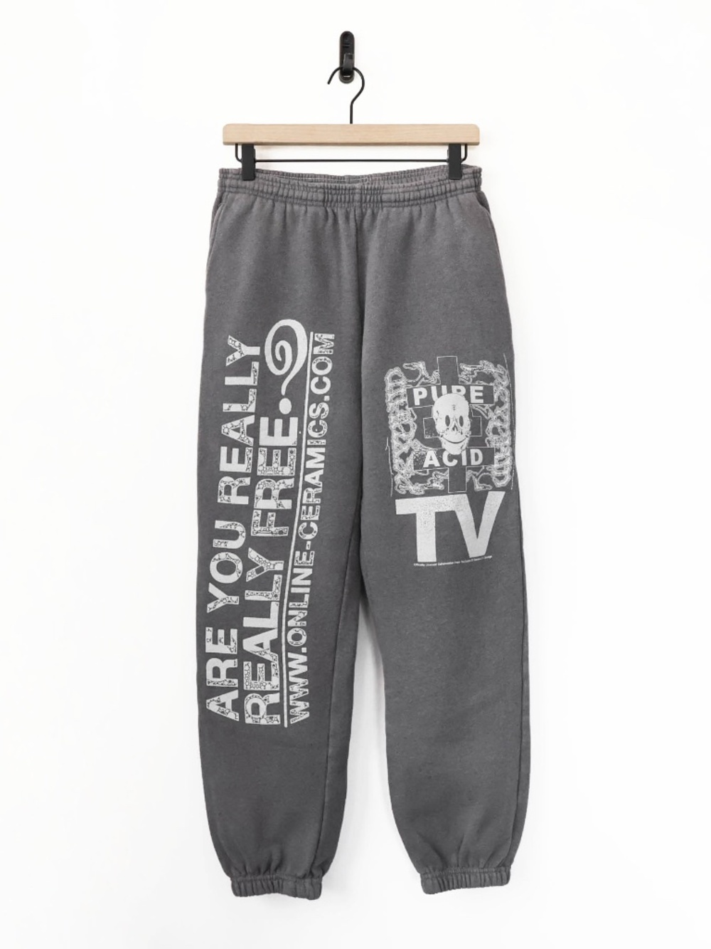 Rare Online Ceramics Genesis P-Orridge Are You Really Free Sweatpants SOLD OUT
